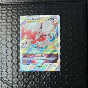 Pokemon Card with Blue and Red Design